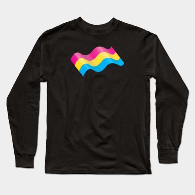 Pansexual Pride Flag Long Sleeve T-Shirt by traditionation